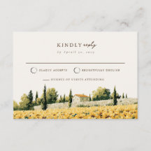 Carte de réponse RSVP de mariage à la ferme aux to