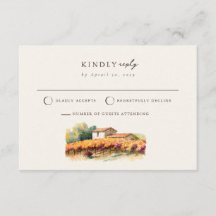 D'accompagnement Carte de réponse RSVP pour mariage à la Cantina du