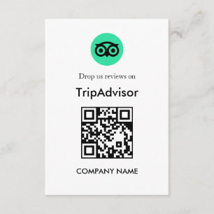 D'accompagnement Carte de rétroaction QR pour booster les avis Trip
