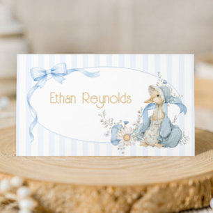D'accompagnement Carte de table fille bleu pastel Vintage Silly Goo