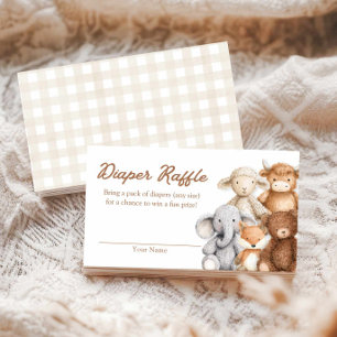 D'accompagnement Carte de tirage au sort de couche pour Baby Shower