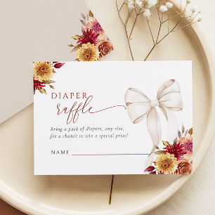 D'accompagnement Carte de tirage au sort de couche pour Baby Shower
