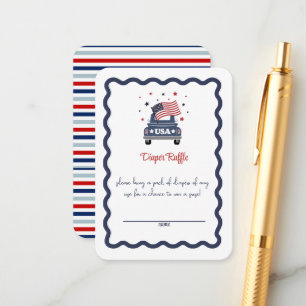 D'accompagnement Carte de tirage au sort de couche pour bébé patrio