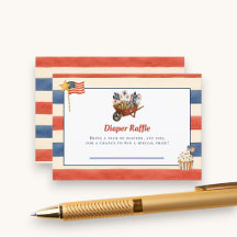 Carte de tirage au sort de couches Feux d'artifice