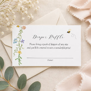 D'accompagnement Carte de tirage au sort de couches pour Baby Showe
