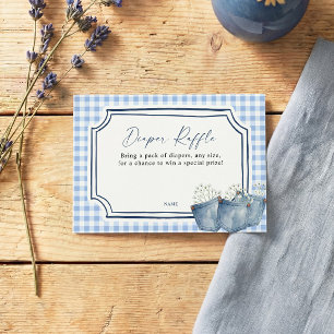 D'accompagnement Carte de tombola couche Blue Jean 