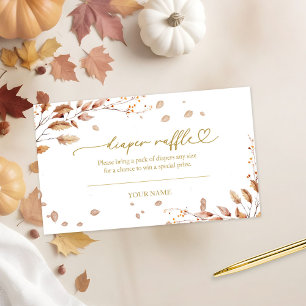 D'accompagnement Carte de tombola de couches pour Baby Shower d'aut