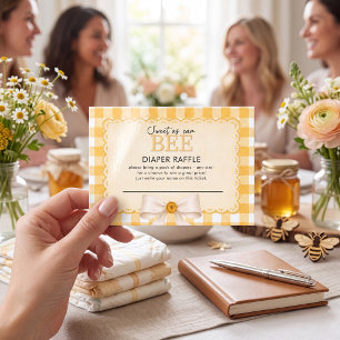 D'accompagnement Carte de tombola de couches pour Baby Shower Sweet