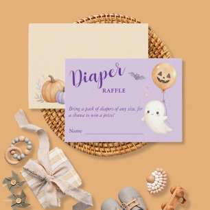 D'accompagnement Carte de tombola de couches pour bébé Halloween