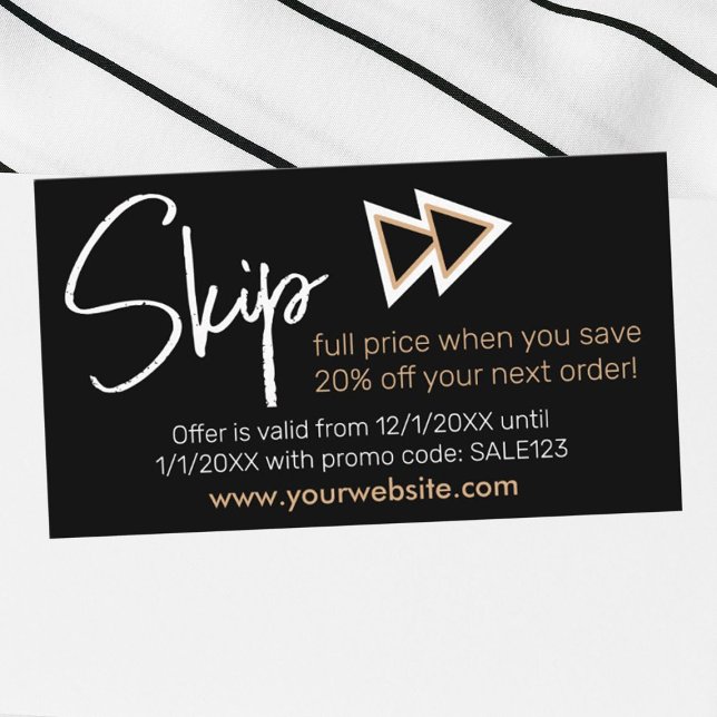 D'accompagnement Carte de visite Promo (Créateur téléchargé)