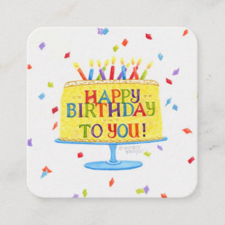 D'accompagnement Carte de vœux d'anniversaire Joyeux Anniversaire à