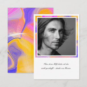 D'accompagnement Carte de vœux de photographie personnalisée