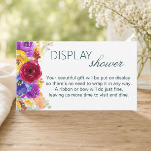 D'accompagnement Carte d'encadrement de douche florale pour mariage