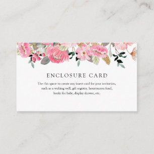 D'accompagnement Carte d'encart de fête de jardin de thé floral ros