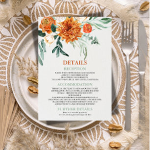 D'accompagnement Carte d'encart de mariage en herbe de Pampas Bohèm