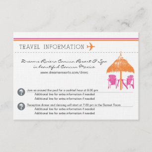 D'accompagnement Carte d'information - Carte d'embarquement