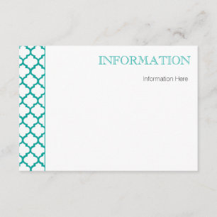 D'accompagnement Carte d'information Mariage moderne avec Motif mar