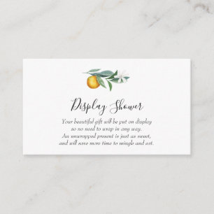 D'accompagnement Carte d'insertion de douche d'affichage Little Cut