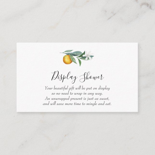 D'accompagnement Carte d'insertion de douche d'affichage Little Cut (Devant)