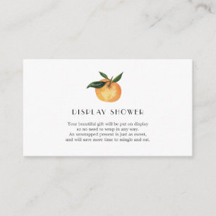 D'accompagnement Carte d'insertion de douche d'affichage Little Cut