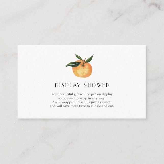 D'accompagnement Carte d'insertion de douche d'affichage Little Cut (Devant)