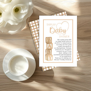 D'accompagnement Carte d'insertion de douche Taupe Display Shower