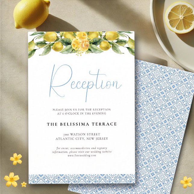 D'accompagnement Carte d'insertion de la réception La Dolce Vita (Créateur téléchargé)