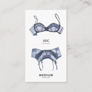 D'accompagnement Carte d'insertion de la taille de la lingerie nupt