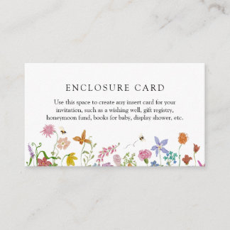 D'accompagnement Carte d'insertion pour bébé abeille à miel | Fête
