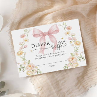 D'accompagnement Carte d'insertion pour tirage au sort de couches B