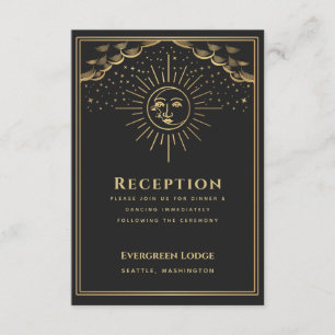 D'accompagnement Carte du boîtier de réception Gold Sun and Moon Ta