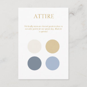 D'accompagnement Carte du boîtier du code vestimentaire du Mariage 