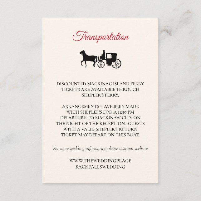 D'accompagnement Carte du compartiment de transport de Mackinaw Isl (Devant)