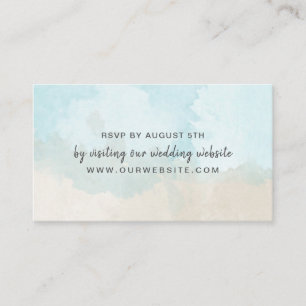 D'accompagnement Carte du site internet rsvp de mariage Watercolor 