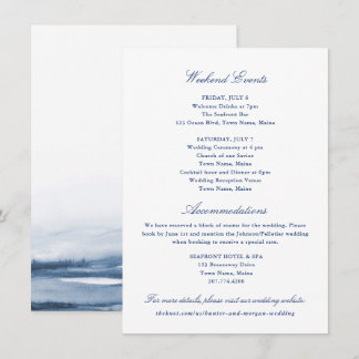 D'accompagnement Carte encartée des événements et hébergements du w