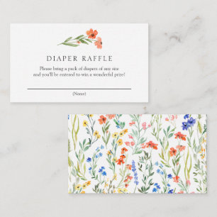 D'accompagnement Carte Fleur sauvage colorée Refroidissement