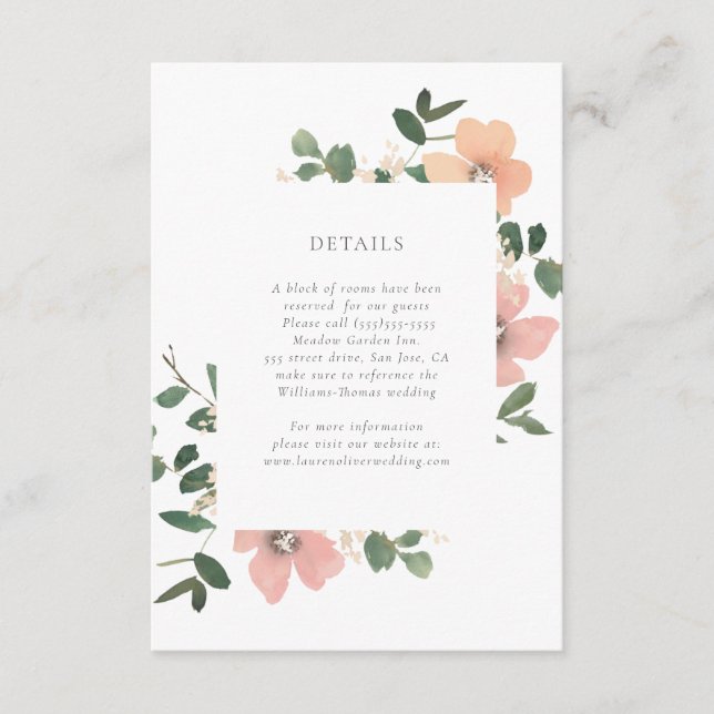 D'accompagnement Carte Garden Love Details (Devant)