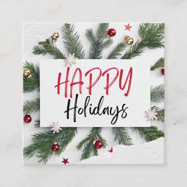 D'accompagnement Carte Joyeuse des Fêtes (Devant)