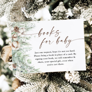 D'accompagnement Carte Livres pour Bébé   Baby Shower d'Hiver