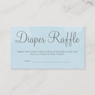 D'accompagnement Carte Raffle Blue Starry Sky Diaper Billets