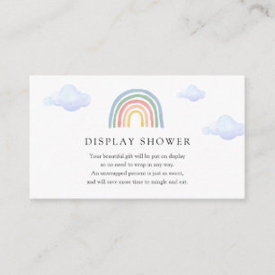 D'accompagnement Carte Rainbow Display Show