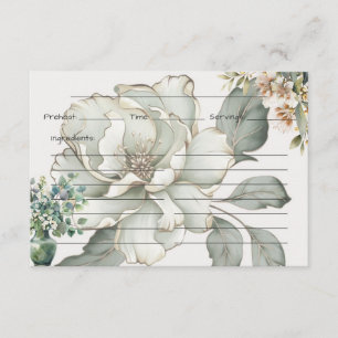 D'accompagnement Carte Recette Tranquilité