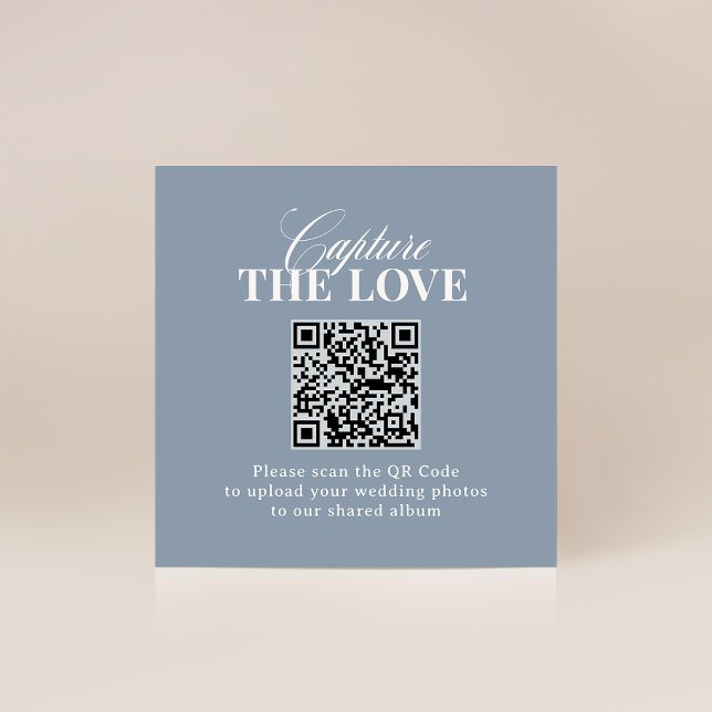 D'accompagnement Classique Luxe | Carte de mariage à code QR Captur (Créateur téléchargé)