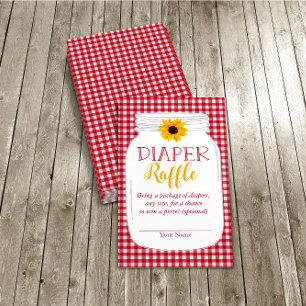 D'accompagnement Country Baby BBQ Douche Déchets Carte Raffle