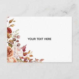 D'accompagnement Créez votre propre carte d'encadrement floral