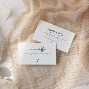 D'accompagnement Élégant Baby shower de carte à raffe de couche de 