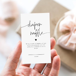 D'accompagnement Élégant Baby shower de carte à raffe de couche de 