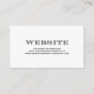 D'accompagnement Être Mariés Carte du site web de mariage