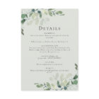 Eucalyptus Mariage Détails Carte de boîtier