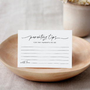 D'accompagnement EVERLEIGH Conseils aux parents Carte de conseil Ba
